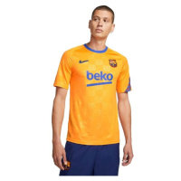 Nike FC BARCELONA DRI-FIT Pánské fotbalové tričko, oranžová, velikost