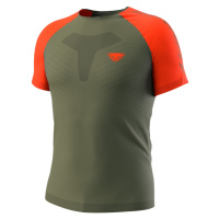 Triko Dynafit Ultra 3 S-Tech S/S TEE thyme 2024 Barva: zelená / oranžová