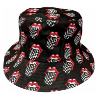 Rolling Stones klobouk, Checker Tongue Pattern Charcoal Grey, unisex