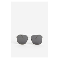 H & M - Sluneční brýle - stříbrná