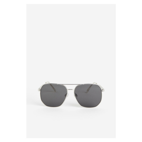 H & M - Sluneční brýle - stříbrná H&M