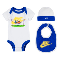 Nike nikemoji hat bodysuit & bib 3-piece set 6-12m