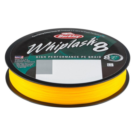 Berkley splétaná šňůra whiplash 8 150 m yellow-průměr 0,25 mm / nosnost 39 kg