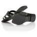 Pantofle karl lagerfeld jelly iv matt slide black rubber