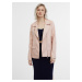 Orsay Světle růžová dámská koženková bunda - Dámské