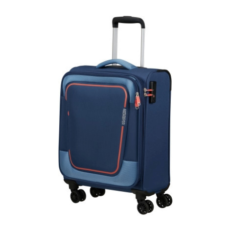 AT Kufr Pulsonic Spinner 55/20 Expander Cabin Combat Navy, 40 x 23 x 55 (146516/6636) American Tourister