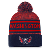 Washington Capitals zimní čepice Authentic Pro Rink Heathered Cuffed Pom Knit