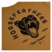 HORSEFEATHERS Triko Roar II - spruce yellow YELLOW