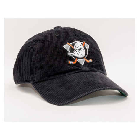 Anaheim Ducks čepice baseballová kšiltovka Corduroy 47 CLEAN UP black 47 Brand