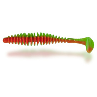 Magic Trout Gumová nástraha T-Worm Paddler 1,5g 5,5cm Sýr 6ks - Neon zelená/oranžová
