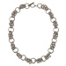 Multiring náhrdelník - stříbrné barvy