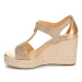 MICHAEL Michael Kors BERKLEY MID WEDGE Zlatá