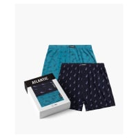 Pánské volné boxerky ATLANTIC 2Pack - vícebarevné