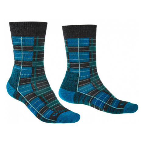 Ponožky Bridgedale Hike Lightweight Boot Merino Performance blue/dark grey/122 L (9-11,5)