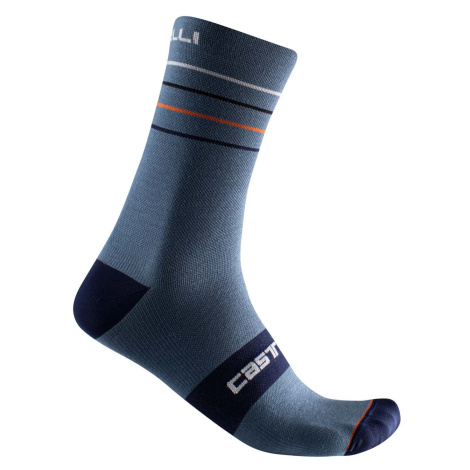 CASTELLI Cyklistické ponožky klasické - ENDURANCE 15 - vícebarevná