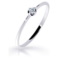 Cutie Diamonds Jemný prsten z bílého zlata s briliantem DZ6729-2931-00-X-2 62 mm