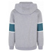 Starter / Across Stripe Hoodie heathergrey/teal