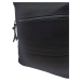 Střední černý kabelko-batoh 2v1 s praktickou kapsou