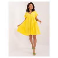DHJ SK 6873 šaty.68 žlutá