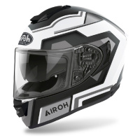 AIROH ST.501 SQUARE ST5SQ35, černobílá integrální moto helma