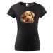 Dámské tričko s potiskem Labrador - vtipné tričko