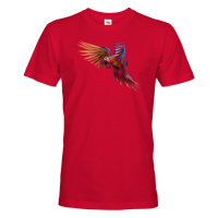 Pánské tričko s úžasným potiskem papouška - skvělý dárek na narozeniny