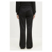 Kalhoty Coperni Tracksuit Trousers dámské, černá barva, jednoduché, high waist, COPJS83567