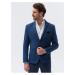 Tmavě modré pánské sako Ombre Clothing M80