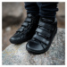 CRAVE RIGA WINTER Black | Dětské zimní zateplené barefoot boty