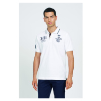 Polokošile la martina man polo s/s cotton piquet bílá