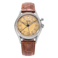 Vulcain Cricket Classique 39 mm - Khaki Brown - Brown Alligator