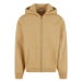 Fluffy Zip Hoody - unionbeige