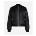 Bunda karl lagerfeld jeans klj cracked pu bomber black