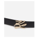 Opasek karl lagerfeld k/autograph md belt h3 black