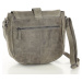 MARCO MAZZINI KHAKI VELKÁ CROSSBODY TAŠKA S KLOPOU