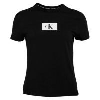 Calvin Klein ´96 LOUNGE-S/S CREW NECK Dámské tričko, černá, velikost