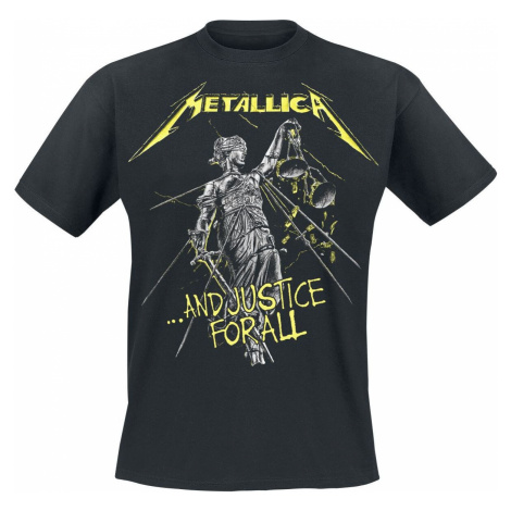 Metallica ...And Justice For All - Tracklist Tričko černá