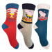 Prasátko Pepa - licence Chlapecké ponožky - Prasátko Peppa EV0619, vzor 2 Barva: Mix barev