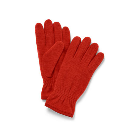 Fleecové rukavice, oranžové , vel. 6,5