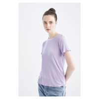 DEFACTO Slim Fit Crew Neck Short Sleeve T-Shirt