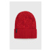 Oboustranná čepice Burton červená barva, z husté pleteniny