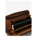 Hnědo-černá dámská peněženka L.CREDI Filiberta Wallet L Brown
