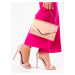 Zajímavé dámské sandály růžové na jehlovém podpatku