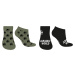 Jurský svět - licence Chlapecké kotníkové ponožky - Jurský svět 5234100, khaki / černá Barva: Mi
