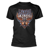 Lynyrd Skynyrd Tričko Crossed Guitars Unisex Black