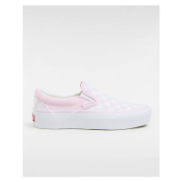 VANS Checkerboard Classic Slip-on Platform Shoes Unisex Pink, Size