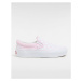 VANS Checkerboard Classic Slip-on Platform Shoes Unisex Pink, Size