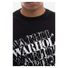 Bavlněné tričko s dlouhým rukávem Maharishi Andy Warhol Airborne L/S T-shirt 9923 BLACK černá ba