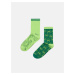 Sinsay - Sada 2 párů ponožek Rick and Morty - Tyrkysová