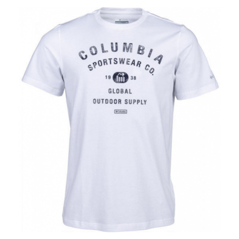 Columbia M PATH LAKE GRAPHIC TEE bílá - Pánské triko